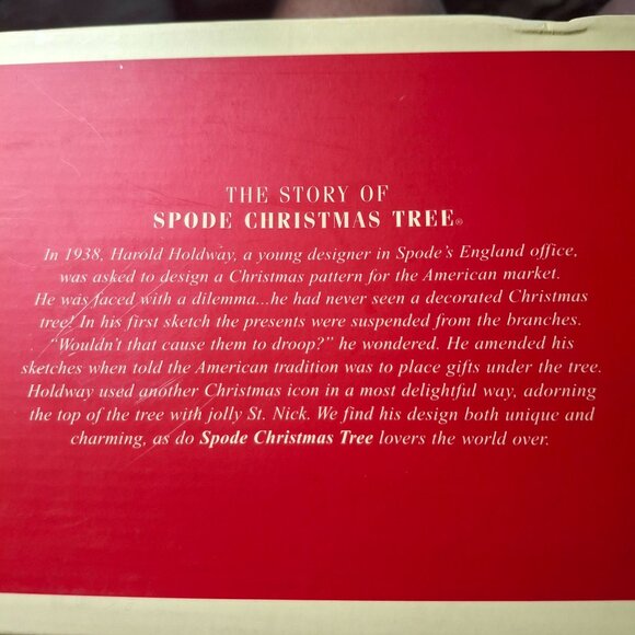 Spode Christmas Tree  Votive Candle Holders Set Of 3 NOS - Picture 10 of 10